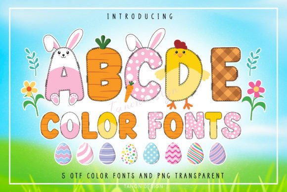 Easter Bundle Font by tanondesign